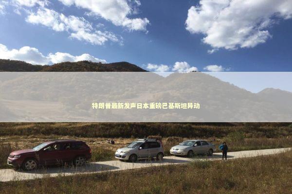 特朗普最新发声日本重磅巴基斯坦异动