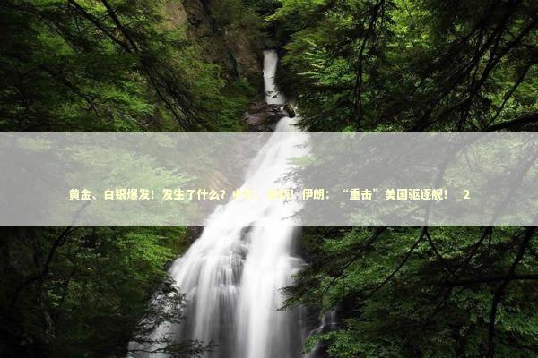 黄金、白银爆发！发生了什么？中东，最新！伊朗：“重击”美国驱逐舰！_2