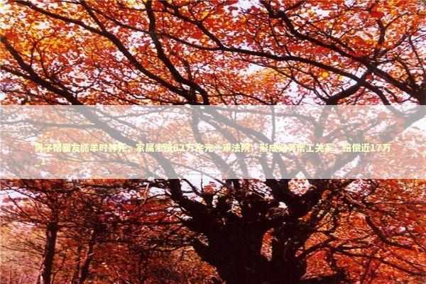 男子帮朋友抓羊时猝死，家属索赔62万余元一审法院：形成义务帮工关系，赔偿近17万_1