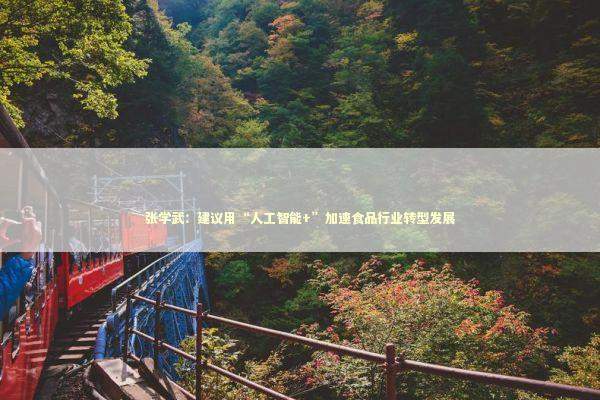张学武：建议用“人工智能+”加速食品行业转型发展
