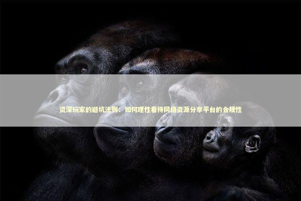 资深玩家的避坑法则:如何理性看待网络资源分享平台的合规性 资深玩家的避坑法则:如何理性看待网络资源分享平台的合规性 IT技术